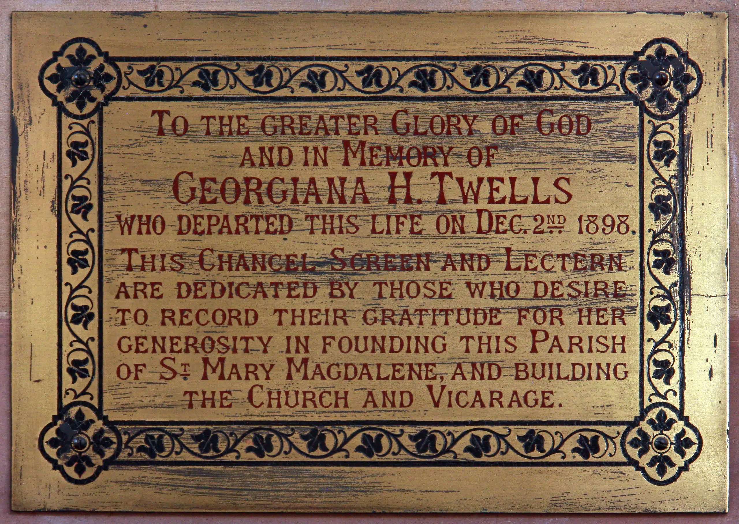 IMG_7722 Brass Georgiana twells inscription